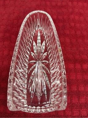 Princess House lead crystal knife holder item 839 retired never used no box